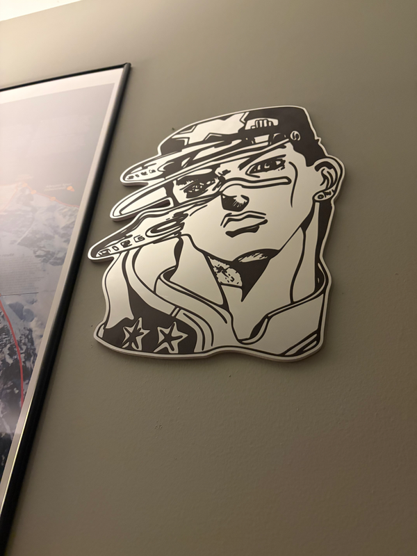 Espejo de Jotaro Kujo