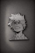 MHA Katsuki Bakugo Anime Mirror