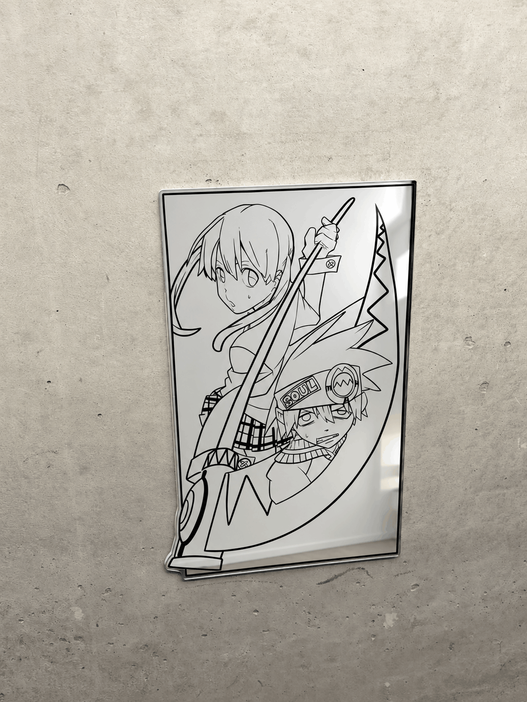 Soul Eater Maka y Soul el Espejo