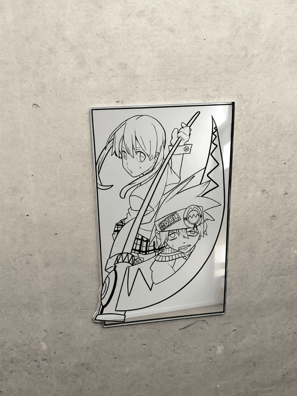 Soul Eater Maka y Soul el Espejo