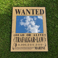 OP Trafalgar Law Wanted Center Mirror